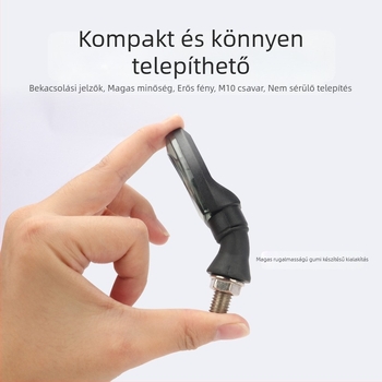 Motorkerékpár jelzőfény szív alakú üreges féklámpával, 12V, Motor213-y-2 modell, Triple Light, PC műanyag lámpaburok