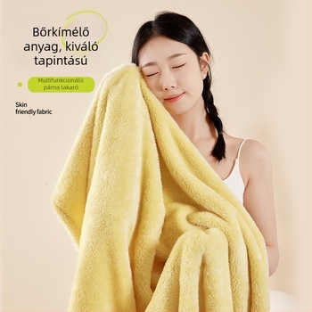 Két az egyben irodai alvópárna és takaró, könnyen tárolható, autóban és télen használható.