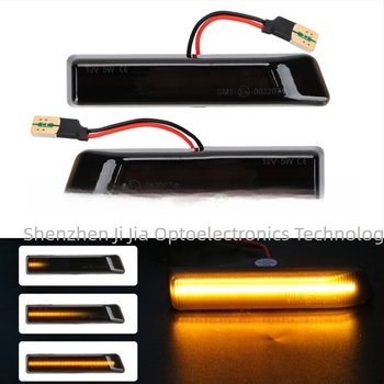 LED oldalsó jelzőfény BMW E36/E53 X5-höz - 12V, 3W, ABS+LED, 6500K