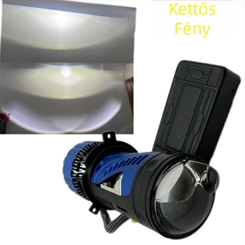 H4 LED autófény lézeres világítással, osztott lencsés kivitel, 9–30V, 7800 lm, IP68