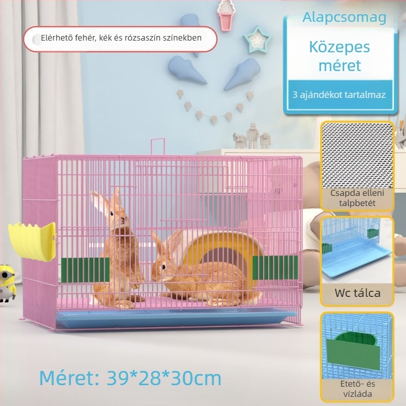 Fém nyúlketrec otthoni használatra, beltéri, Sheng bangrong márka, háziállat fészek, nem importált