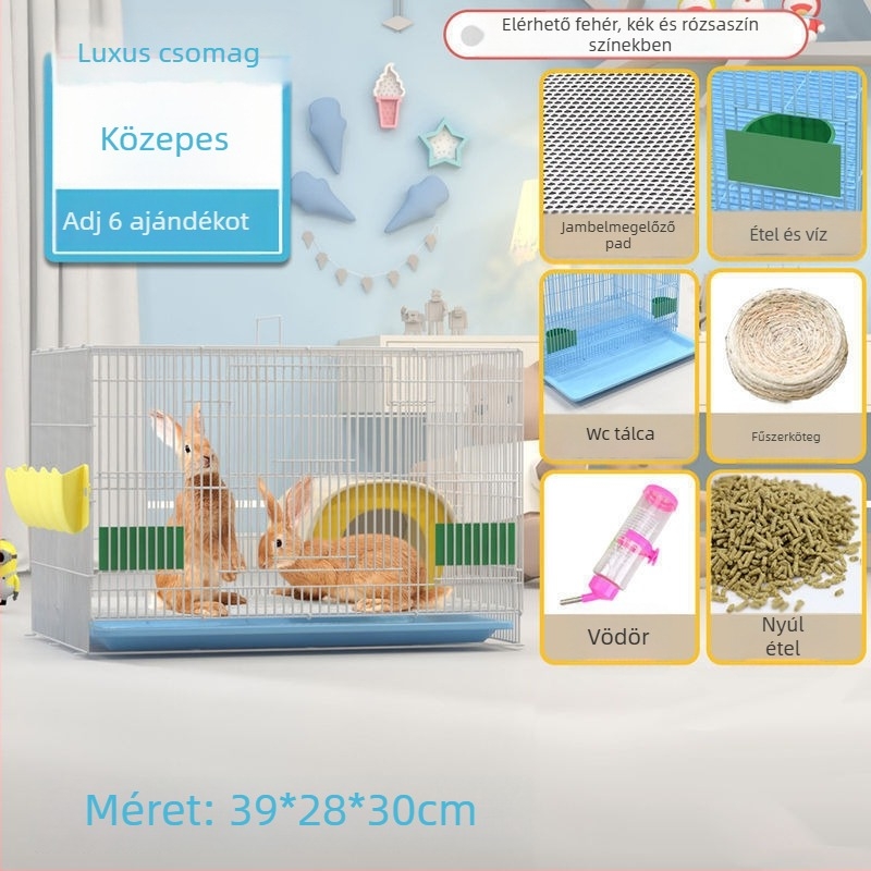 Fém nyúlketrec otthoni használatra, beltéri, Sheng bangrong márka, háziállat fészek, nem importált