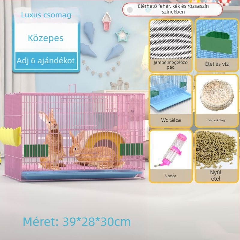 Fém nyúlketrec otthoni használatra, beltéri, Sheng bangrong márka, háziállat fészek, nem importált