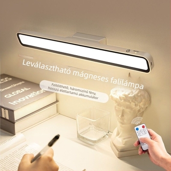 Tölthető falikar hálószobába — szemvédő olvasólámpa beépített Li-ion akkumulátorral, ≤36V, gombos kapcsoló, intelligens vezérlés, CRI ≥90