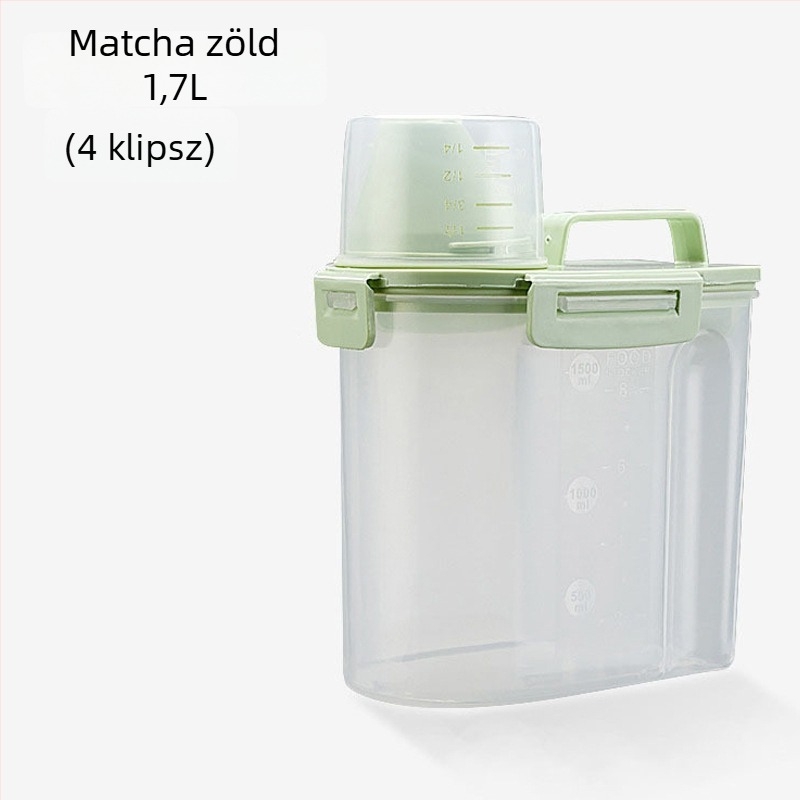 Háziállat eledel tároló — PP anyag, kapacitás 1.5L/2.5L, Engedélyezett magánmárka: Igen, Márka: Tinypet little mustard
