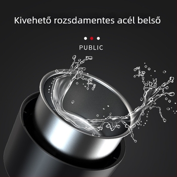 Autóba és otthonra készült hamutartó, fém, modell 328, biomimikria, testre szabható