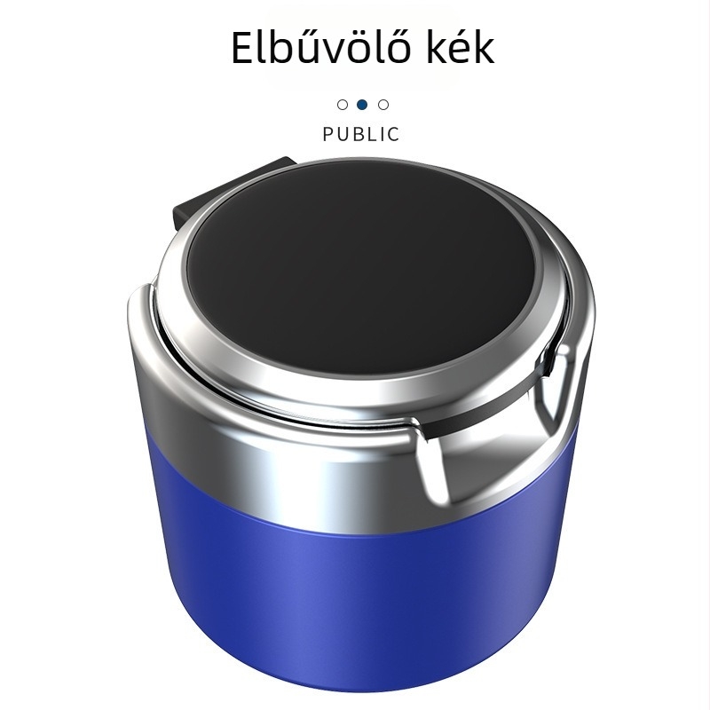 Autóba és otthonra készült hamutartó, fém, modell 328, biomimikria, testre szabható