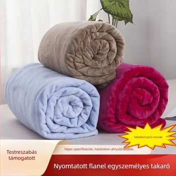 Flanel pléd, poliészter rost, Modell 20803000286, négy évszakos, modern és egyszerű