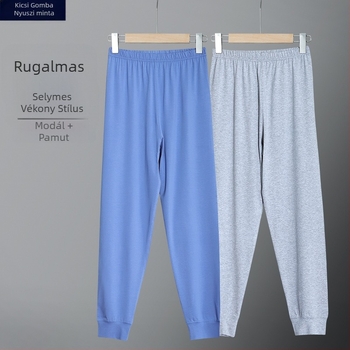 Plusz méretű fiúknak: alaprétegű leggings modál-pamutból, vékony, magas derekú, őszi viselet