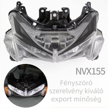 Yamaha NVX155/Aerox155/Aeron125 elülső lámpaegység – LED, 12V, 80W, modell NVX/Aerox155, alkatrész DD-DD78