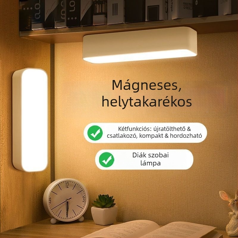 Éjjeli lámpa asztali lámpa hangvezérléssel - CRI ≥95, AA-szintű megvilágítás, USB tápegység, 220V