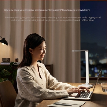 Xiaomi Mijia asztali lámpa 2Lite — szemvédelem LED olvasáshoz és tanuláshoz, éjszakai fény, érintéses kapcsoló, 5W 220V-os