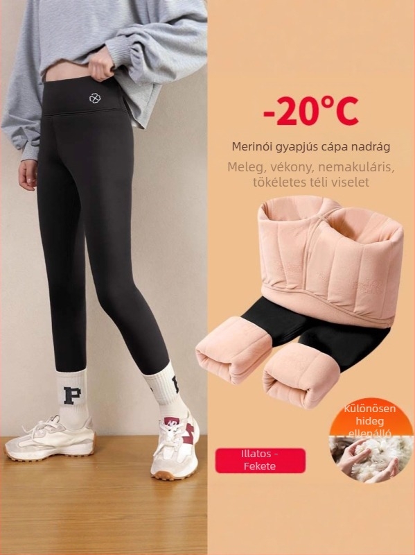 Lányok Shark-stílusú magas derekú leggings, 78% poliészter, elasztikus derékrész, teljes hossz, tavasz–ősz, 8 évesnél idősebbeknek