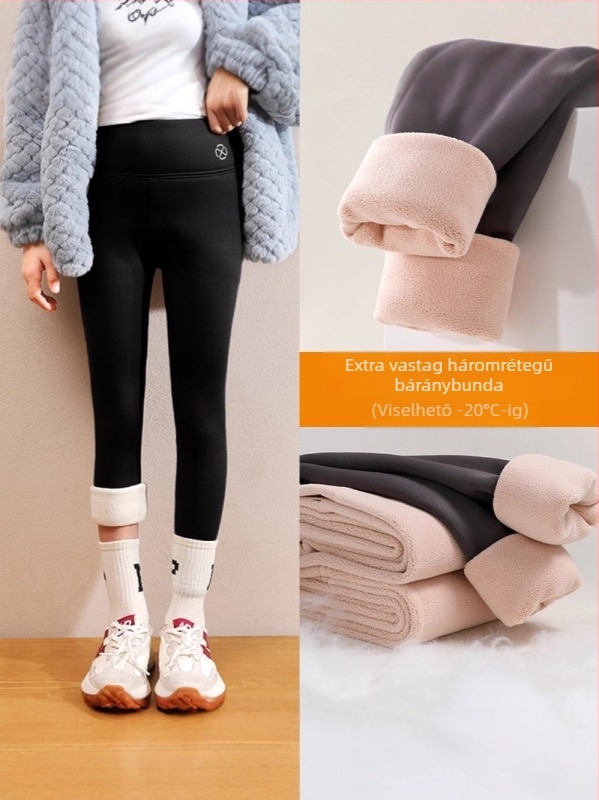 Lányok Shark-stílusú magas derekú leggings, 78% poliészter, elasztikus derékrész, teljes hossz, tavasz–ősz, 8 évesnél idősebbeknek