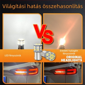Autó LED hátsó lámpa 1156-3014-54W, 5.4W, DC12-24V, 3014SMD, 397.7LM