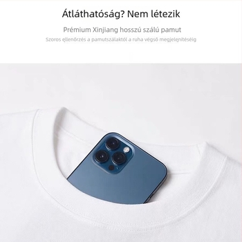 Pamut Geometriai Mintás Rövid Ujjú Póló Szabad Vágás Kerek Nyakú, Középhosszú, Nyár 2025, Japán-Koreai Szabadidős Stílus