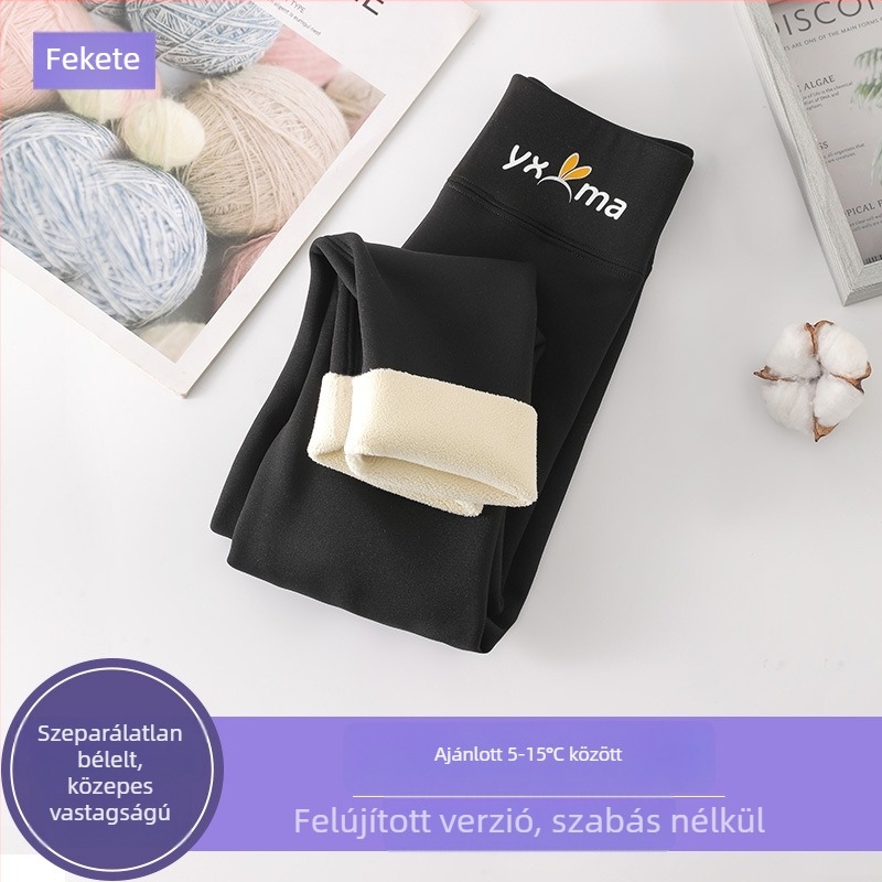 Lány Shark nadrág fleece-béléssel, téli koreai stílusú, 3–8 éveseknek, nylon 78%