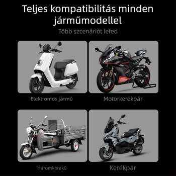 Motorkerékpár LED reflektor, 5W, 12V, IP67, Modell Motor287, alumínium kivitel