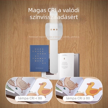 LED szemvédő asztali lámpa beépített akkumulátorral, érintéses vezérléssel és tanuló lámpa funkcióval