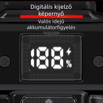 Sitong ultra vékony mini hordozható LED munka lámpa digitális kijelzővel, három fényforrással kültéri kempingezéshez