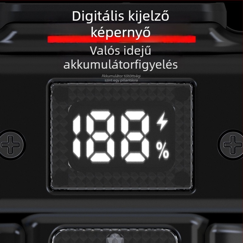 Sitong ultra vékony mini hordozható LED munka lámpa digitális kijelzővel, három fényforrással kültéri kempingezéshez