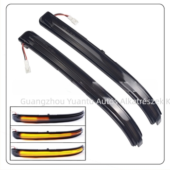 LED irányjelző tükör, modell L-Pt-03, 12V, ABS, egyszínű LED, 2400 lm, kompatibil Peugeot 3008 II (2016-2021), 5008 II (2017-2021), Citroën C5 Aircross (2017-2022)