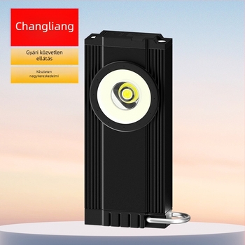 Alumínium ötvözetű mini kulcstartó LED elemlámpa, 20W, 300mAh, kézi nyomásos energia, újratölthető, vízálló, 50–100 m hatótávolság