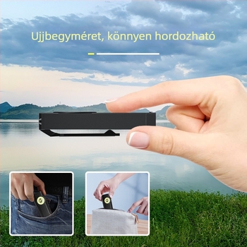 Alumínium ötvözetű mini kulcstartó LED elemlámpa, 20W, 300mAh, kézi nyomásos energia, újratölthető, vízálló, 50–100 m hatótávolság