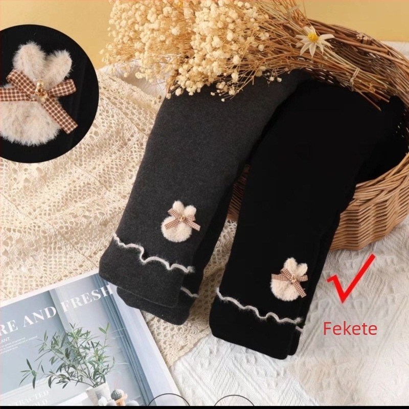 Gyerek téli nadrág selyem-pamut anyagból, háromrétegű quiltelt bélés és fleece-vel, újszülötteknek (0–12 hónap)