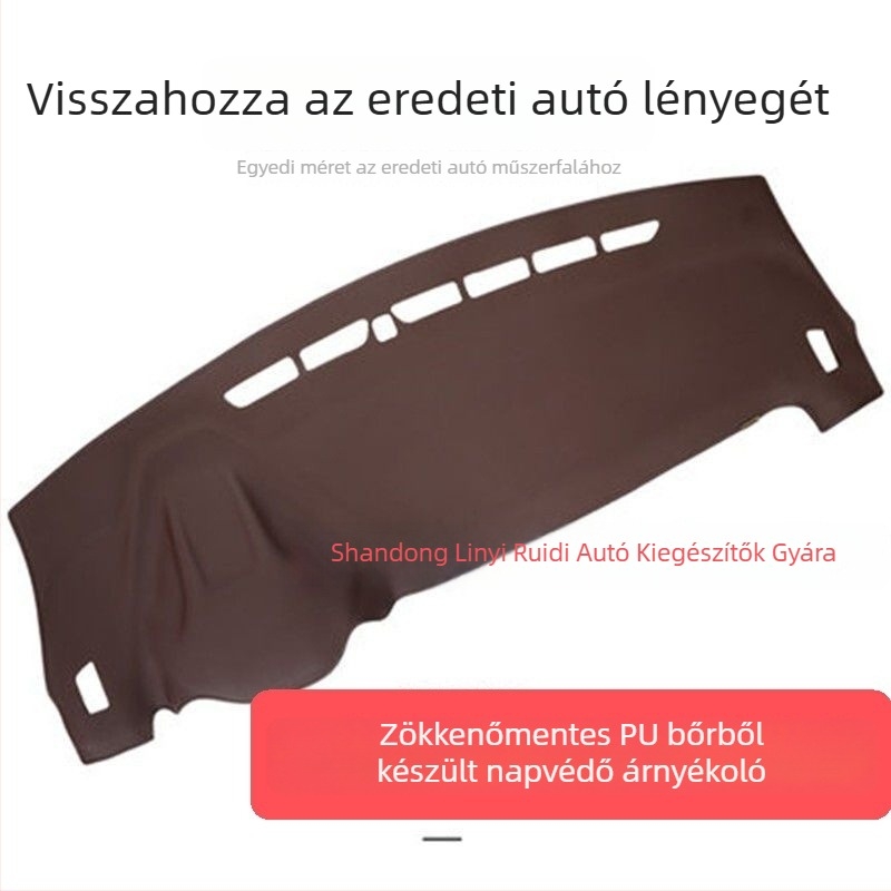 Bőrrel készült 3D integrált középkonzol árnyékoló párna, minden évszakra, speciális autó minta, eredet: Shandong