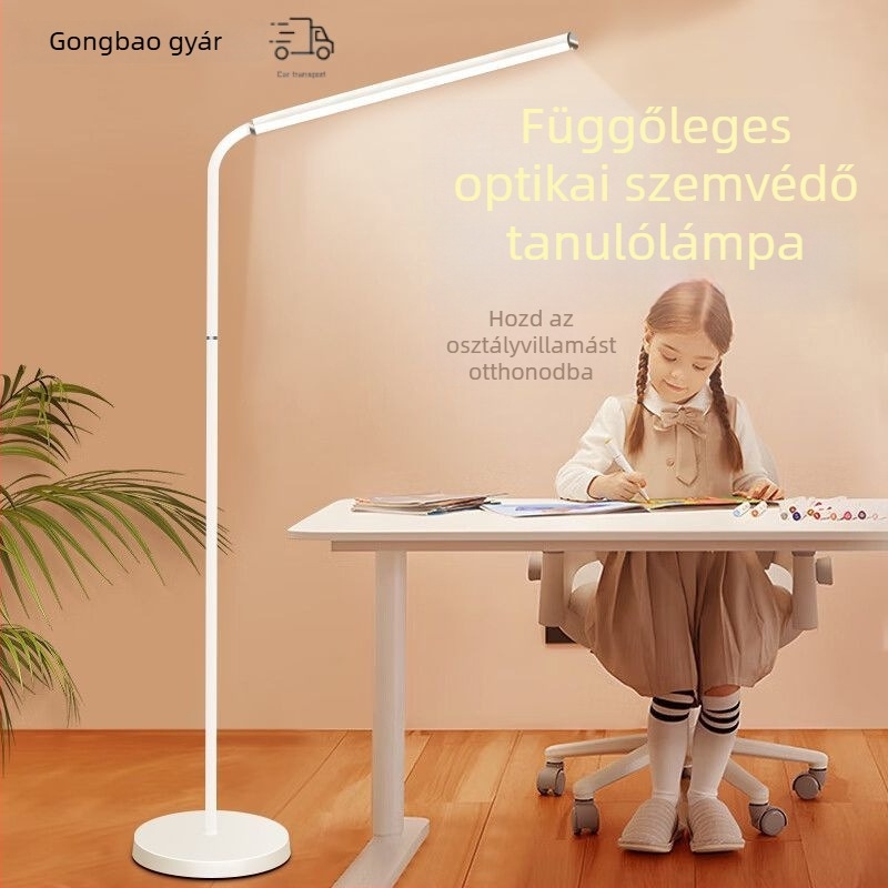 Húzható állólámpa – Nordic stílus, szemvédő, intelligens vezérlés, konnektoros tápellátás; CRI ≤70, Fényegyenletesség ≤3, Feszültség ≤36V