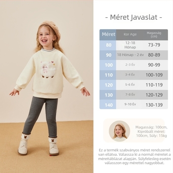 Antibakteriális távoli infravörös lány leggings őszi-téli külső ruházathoz, középső derekú, viszkóz-pamut-elasztán keverék, két rétegű anyag (55/36/9 és 46/45/9), gumis derekú, laza stílus