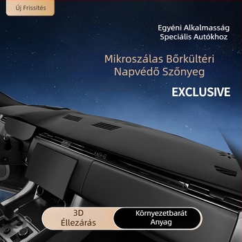 A bőr belső központi műszerfal napvédő mat Tiggo 5X-hez, varrott szegéllyel, Luochi márka, minden évszakban alkalmas