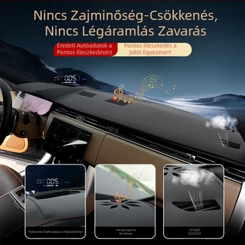 A bőr belső központi műszerfal napvédő mat Tiggo 5X-hez, varrott szegéllyel, Luochi márka, minden évszakban alkalmas