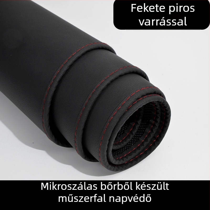 A bőr belső központi műszerfal napvédő mat Tiggo 5X-hez, varrott szegéllyel, Luochi márka, minden évszakban alkalmas