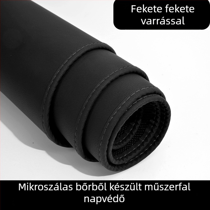 A bőr belső központi műszerfal napvédő mat Tiggo 5X-hez, varrott szegéllyel, Luochi márka, minden évszakban alkalmas
