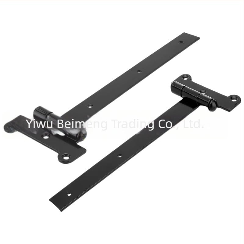 T alakú ajtópánt, TSZXTJ modell, vasból és hidegen hengerelt acélból, 4 mm vastagság, porbevonatú.