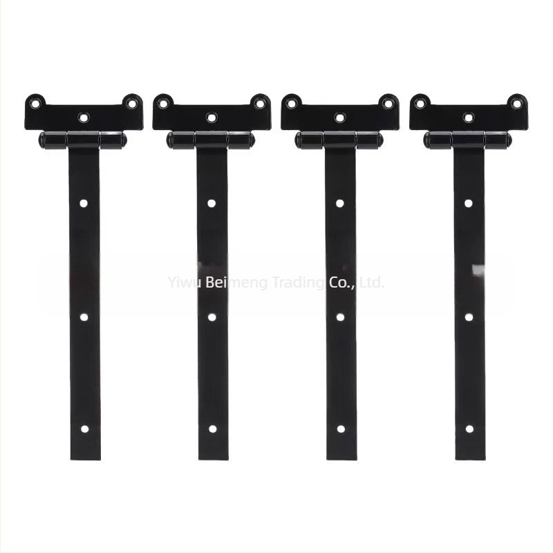 T alakú ajtópánt, TSZXTJ modell, vasból és hidegen hengerelt acélból, 4 mm vastagság, porbevonatú.