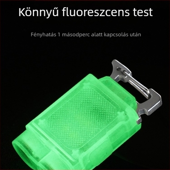 Kulcstartó LED zseblámpa, újratölthető, 350 mAh akkumulátor, 100–240 lm, vízálló