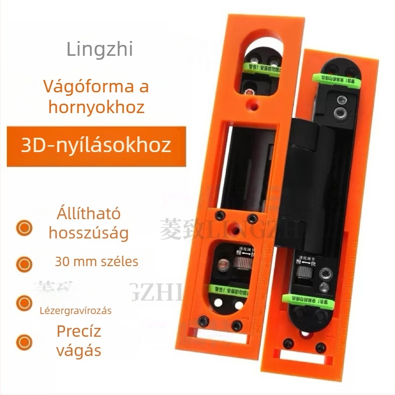 Háromdimenziós csuklócsatornázó eszköz - H-típusú csukló, hideg-tekercselésű acél, elektroplatált bevonat, 3 mm vastagság
