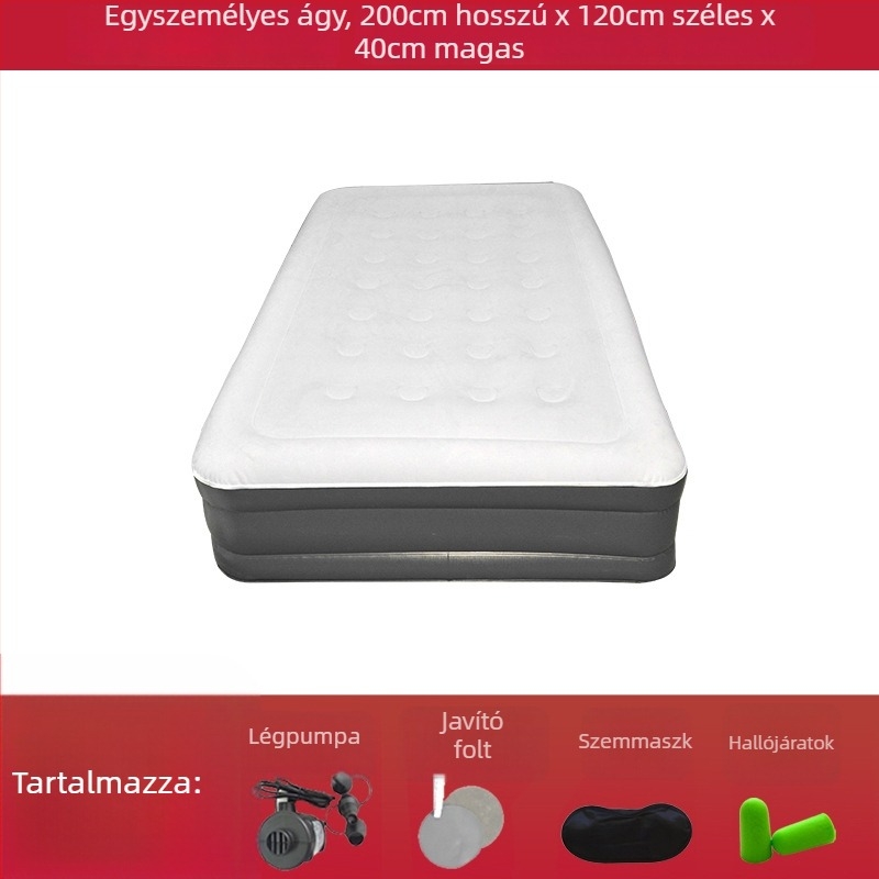 Felfújható matrac – Modell jjy-0702, Márka Jia Jia You, Tömeg 3-8 kg, Maximális terhelés 800 jin, Flokkolt felület, Származás Shenzhen