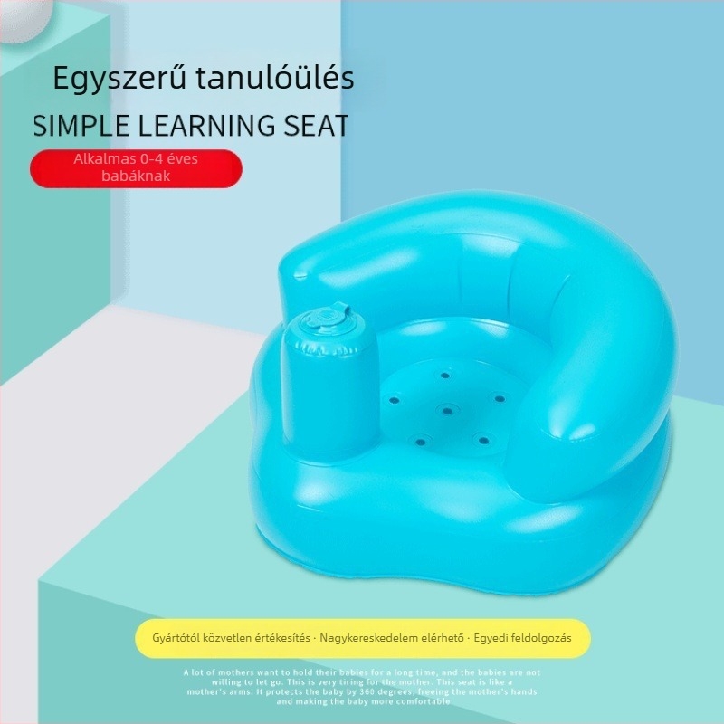 Felfújható PVC gyerek ülőke, testre szabható, vastagság 0.22 cm, súly 0.25 kg