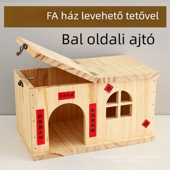 Crispy fa hamster ház – anyag: fa; márka: Crispy; megfelelő hörcsög számára