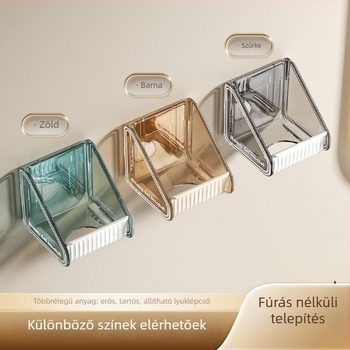 PS műanyag falra szerelhető zuhanytartó, 1 szintű, fényes felület, állítható, teherbírás 1–5 kg