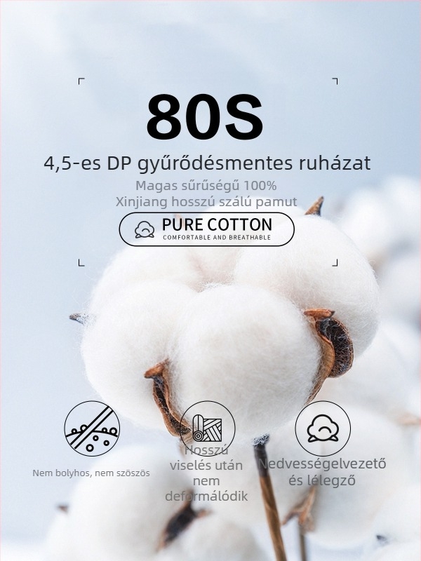Pamut ing, hosszú ujjú, szűk szabás, 3D vágás, városi stílus
