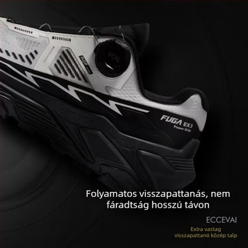 Uniszex trail futó és túra cipő lélegző felsőrésszel, csúszásmentes gumitalppal, könnyű, fűzővel (lélegző felső; csúszásmentes talp; könnyű; fűzővel; uniszex)