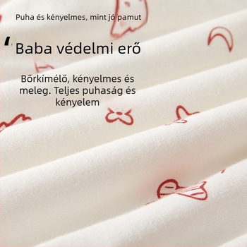 Baba kimono felső – 100% pamut, kerek nyak, uniszex, újszülött, téli verzió