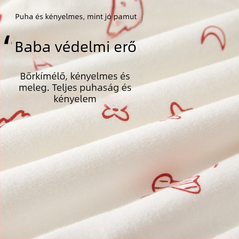 Baba kimono felső – 100% pamut, kerek nyak, uniszex, újszülött, téli verzió