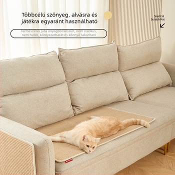 Macska karmolószőnyeg - falra szerelhető, jutából, tartós, karcolásálló