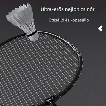 Vasötvözet vázú bádmintonütő, kétütős készlet, 95–100 g, közvetlen csapás, közepes keménység, kezdő- és középhaladó játékosok számára